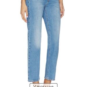 Levi's Wedgie Straight Medium Blue Jeans